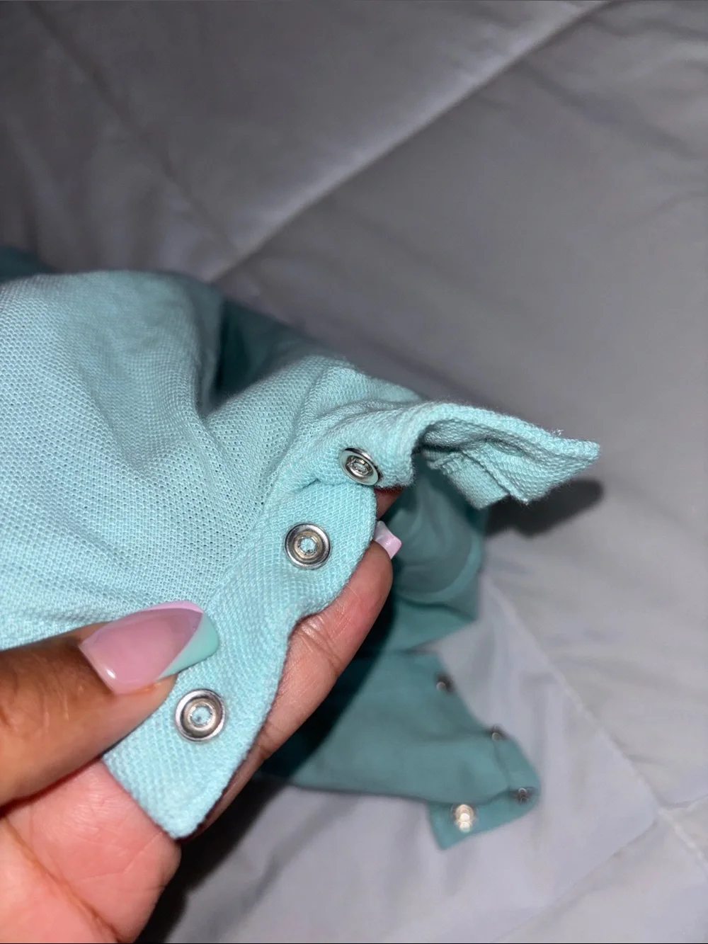 Ralph Lauren Light Mint Polo Romper